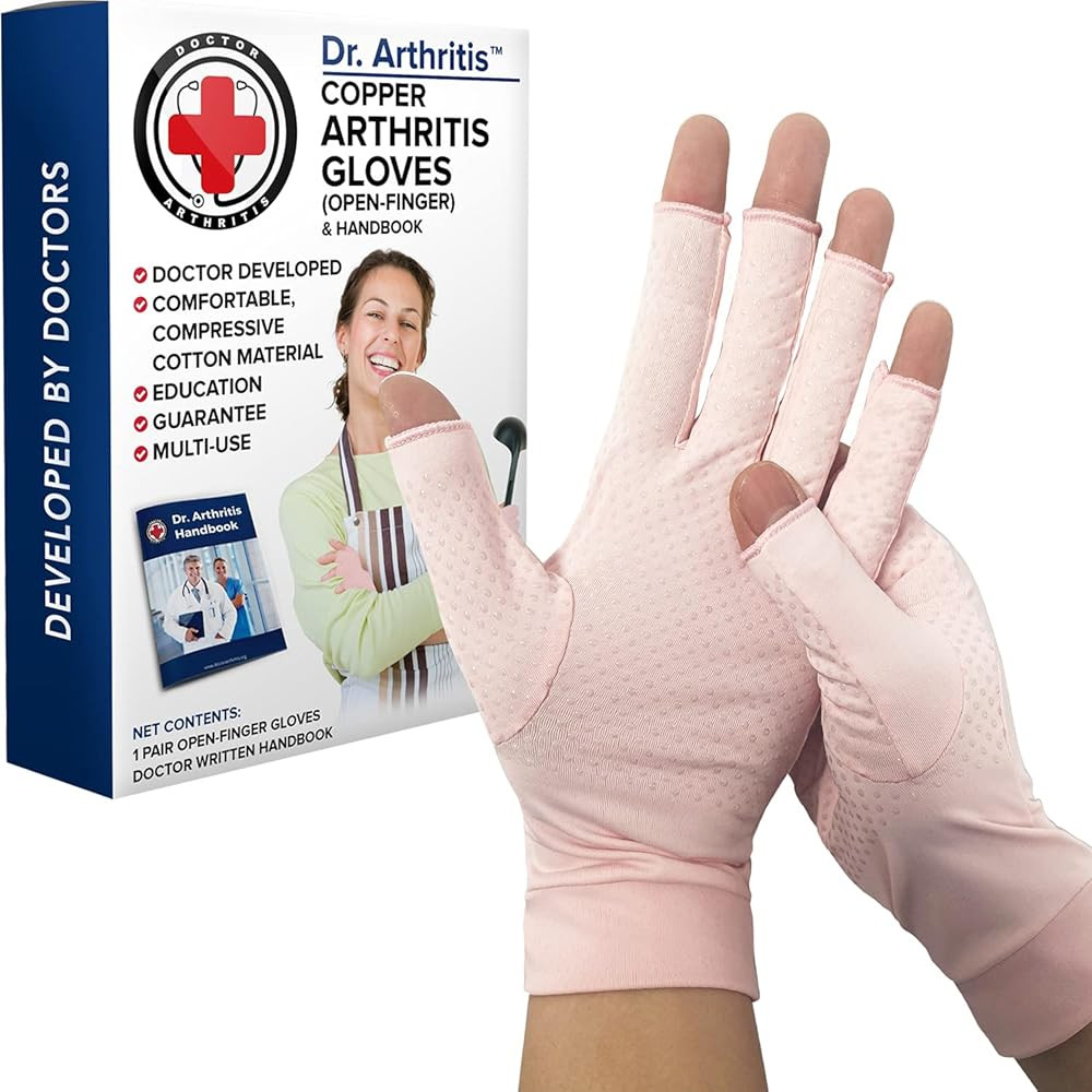 Doctor Developed Full Length Arthritis Gloves/Copper Gloves/Compression Gloves, Doctor Written Ha... | Amazon (UK)