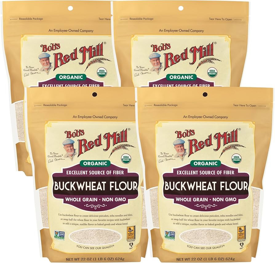Bob's Red Mill Organic Buckwheat Flour, 22-ounce (Pack of 4) | Amazon (US)