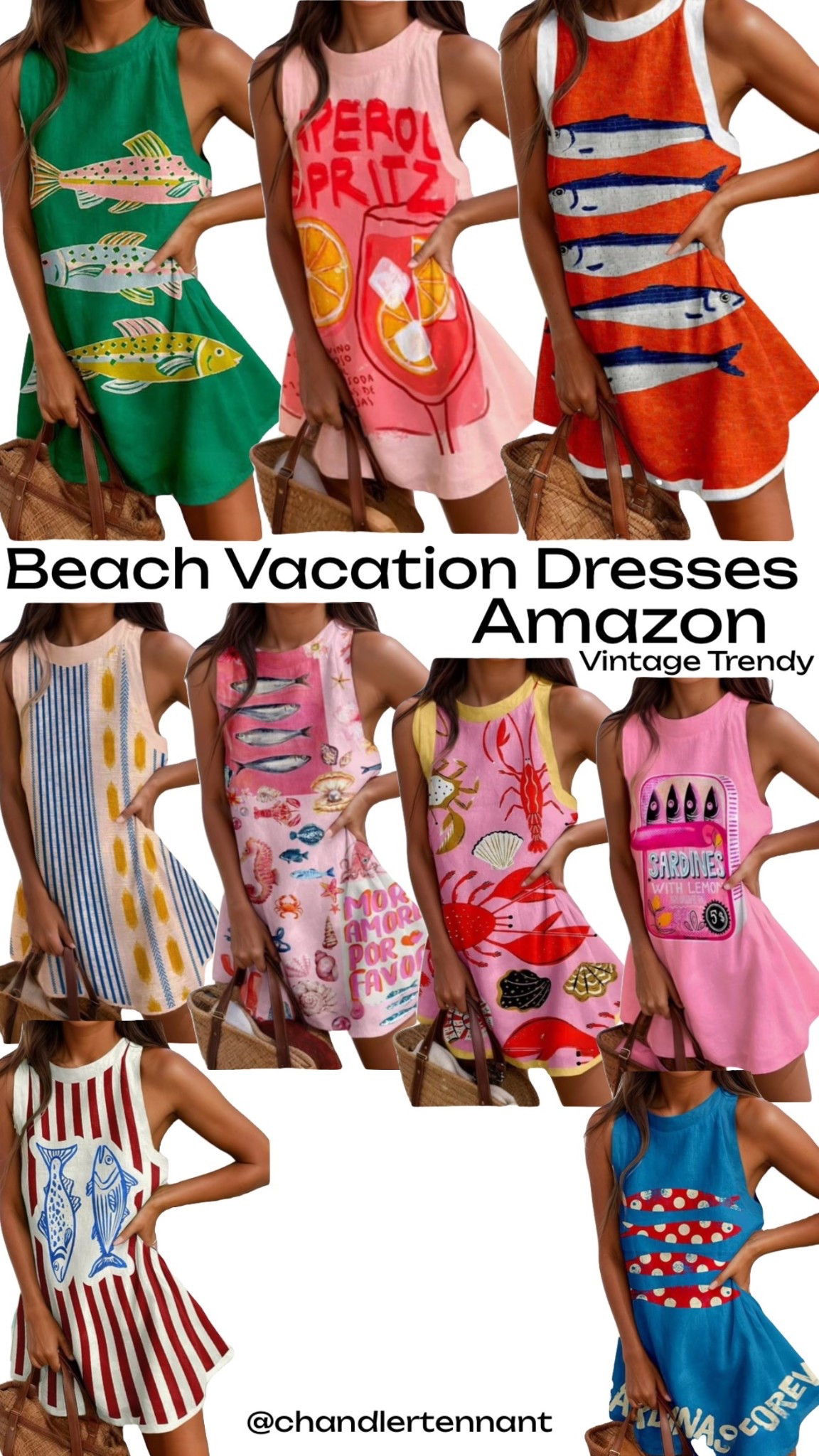 Vintage beach vacation dresses 
Amazon 

#LTKFestival #LTKTravel #LTKootd