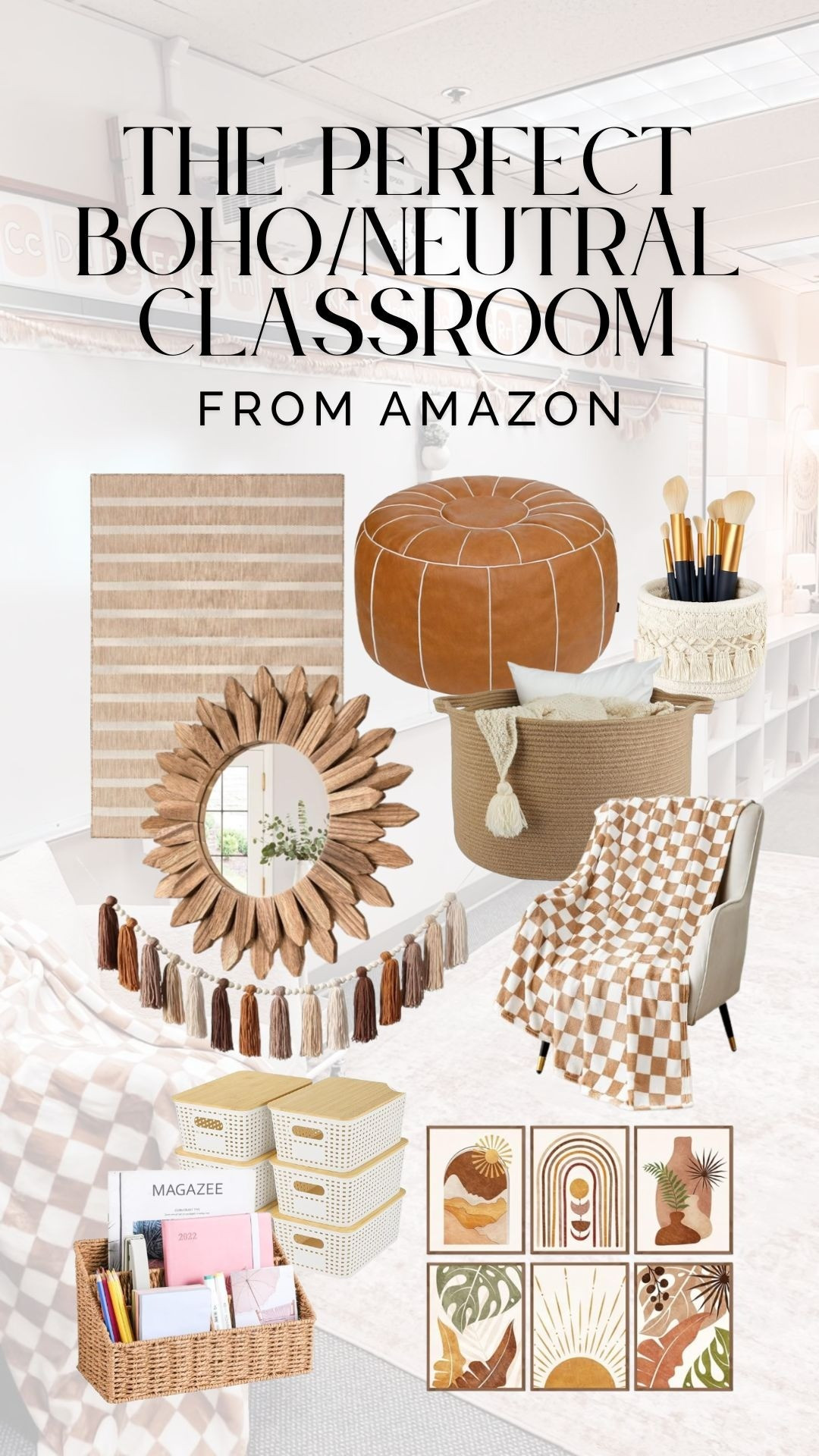 The Perfect Boho Neutral Classroom | Boho Decor | Neutral Decor | Cute Classroom | Teachers | Decorations | Beige | Checkered Blanket | Neutral Rug | Amazon Home Finds 

#LTKHome #LTKStyleTip #LTKFamily