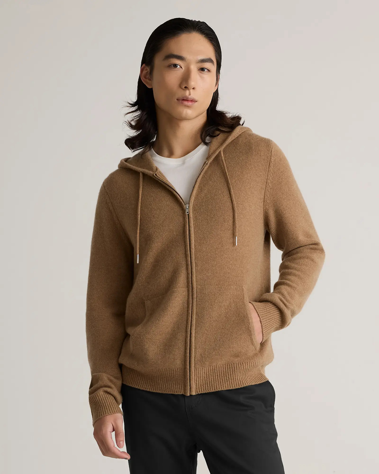 Mongolian Cashmere Full-Zip Hoodie | Quince