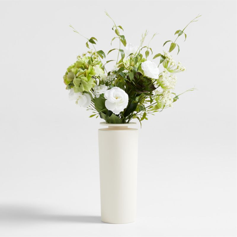 Faux Green and White Greenery Plant Bouquet + Reviews | Crate & Barrel | Crate & Barrel