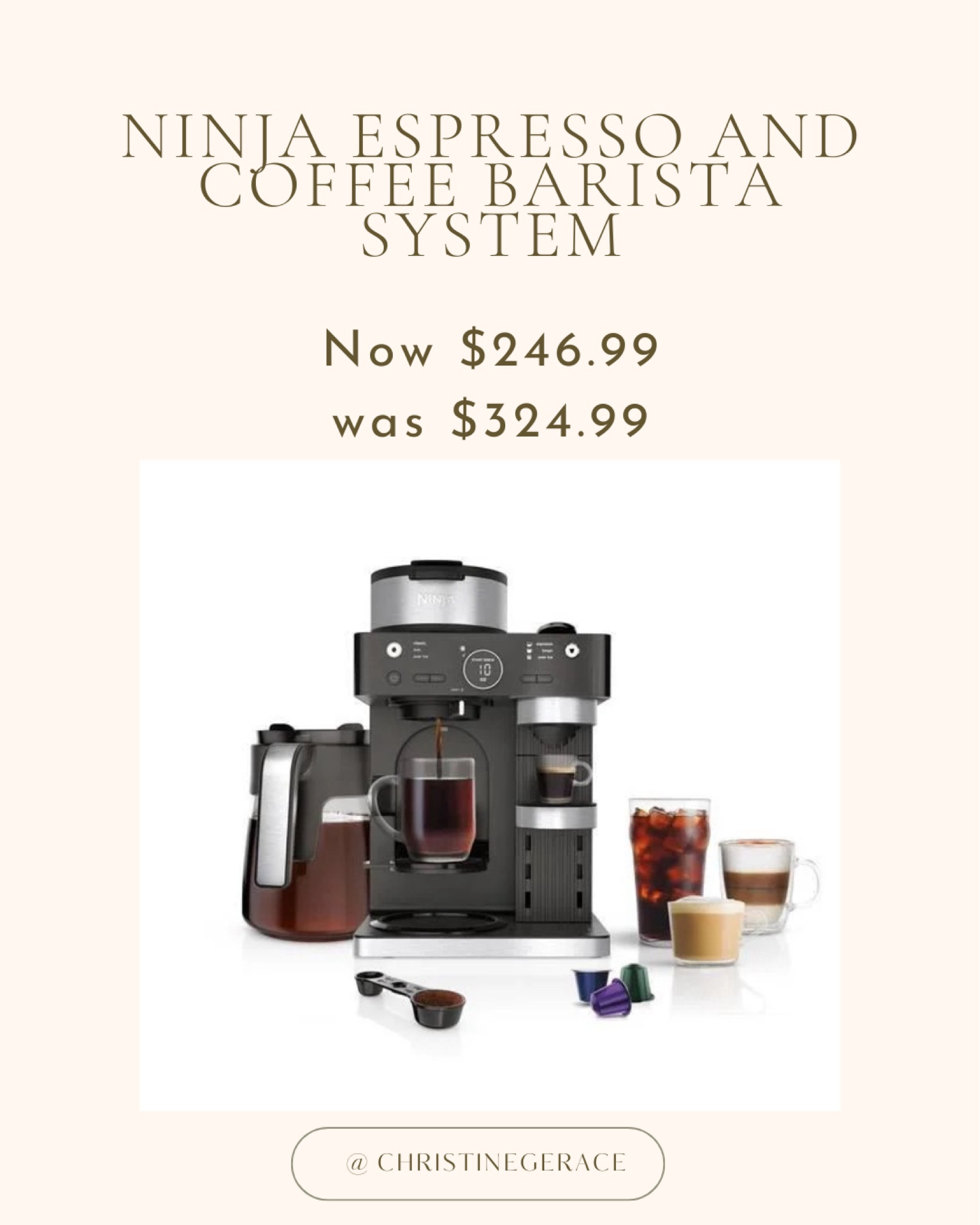 My ninja coffee & espresso maker is on sale @walmart ! Linked below for you ! 

#LTKSaleAlert #LTKSummerSales #LTKHome