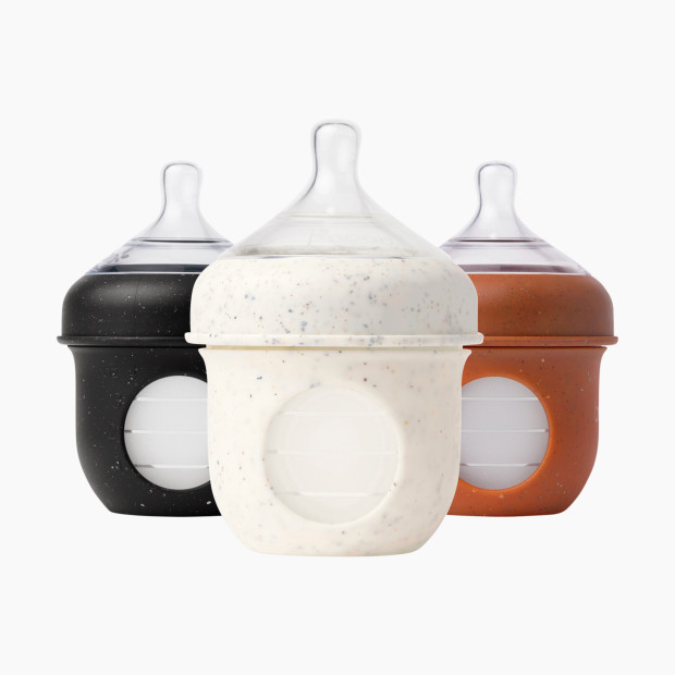 Boon NURSH Silicone Pouch Bottles in Speckle Size 4 oz | Babylist