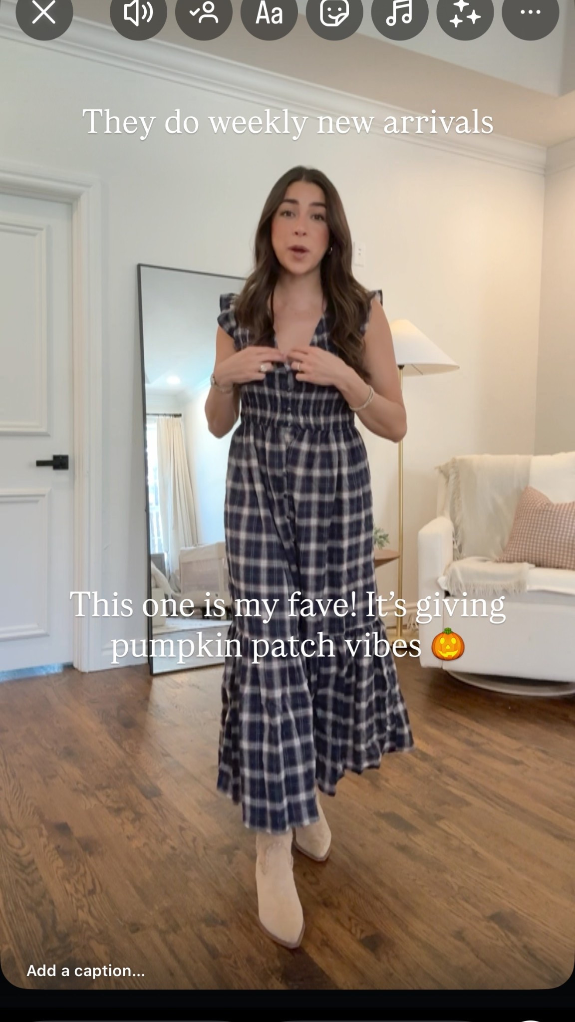 This navy plaid maxi dress is giving major pumpkin patch vibes! 🎃 code JEANINE
For 30% off! #PinkLilly 

#LTKFallSale #LTKSeasonal #LTKStyleTip