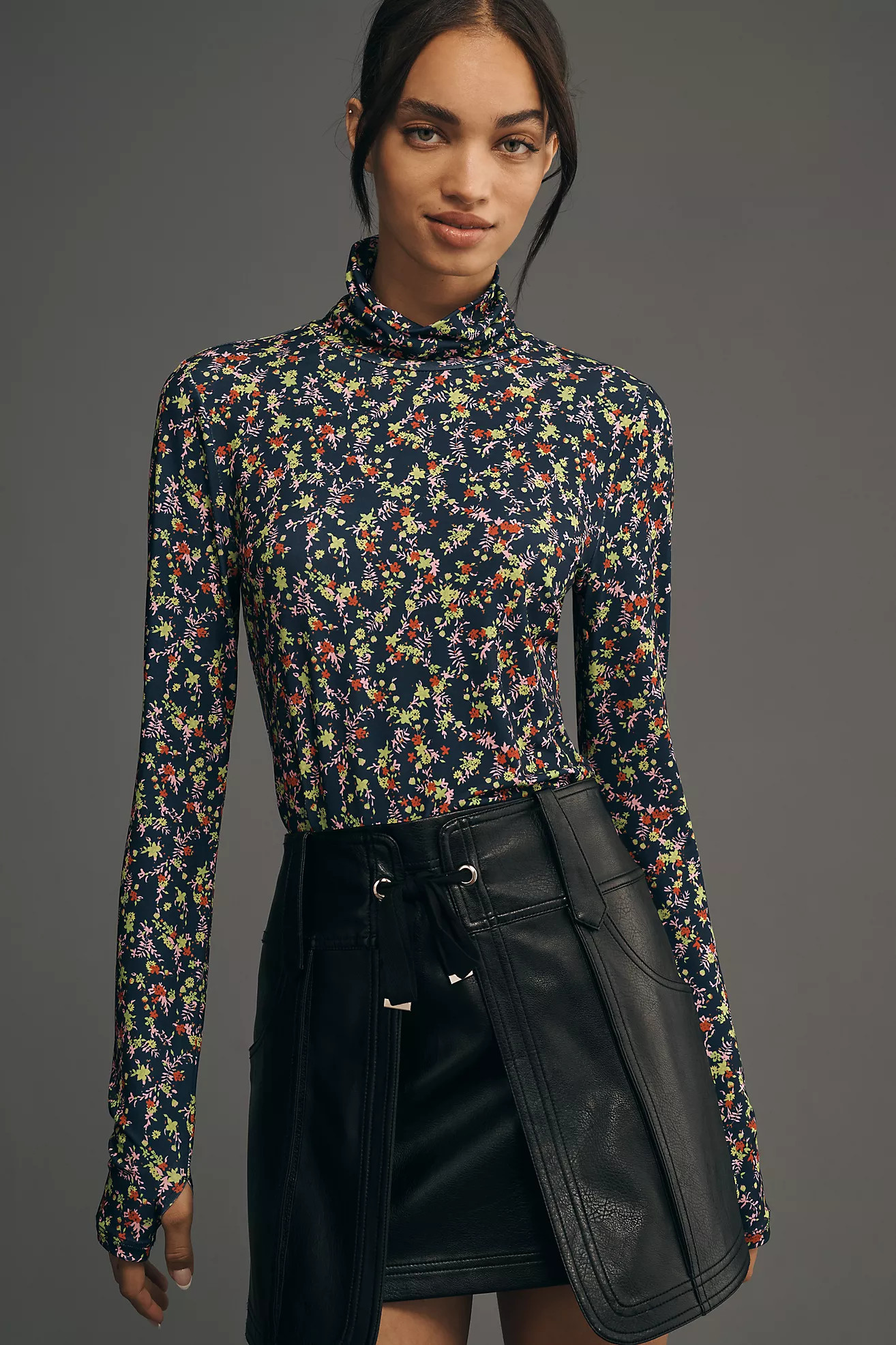 Essentiel Antwerp Haisy Long-Sleeve Turtleneck Top | Anthropologie (US)