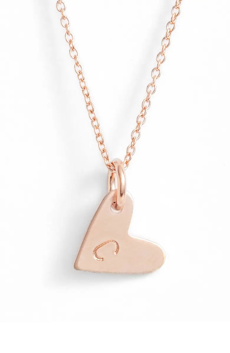 Initial Heart Pendant Necklace | Nordstrom