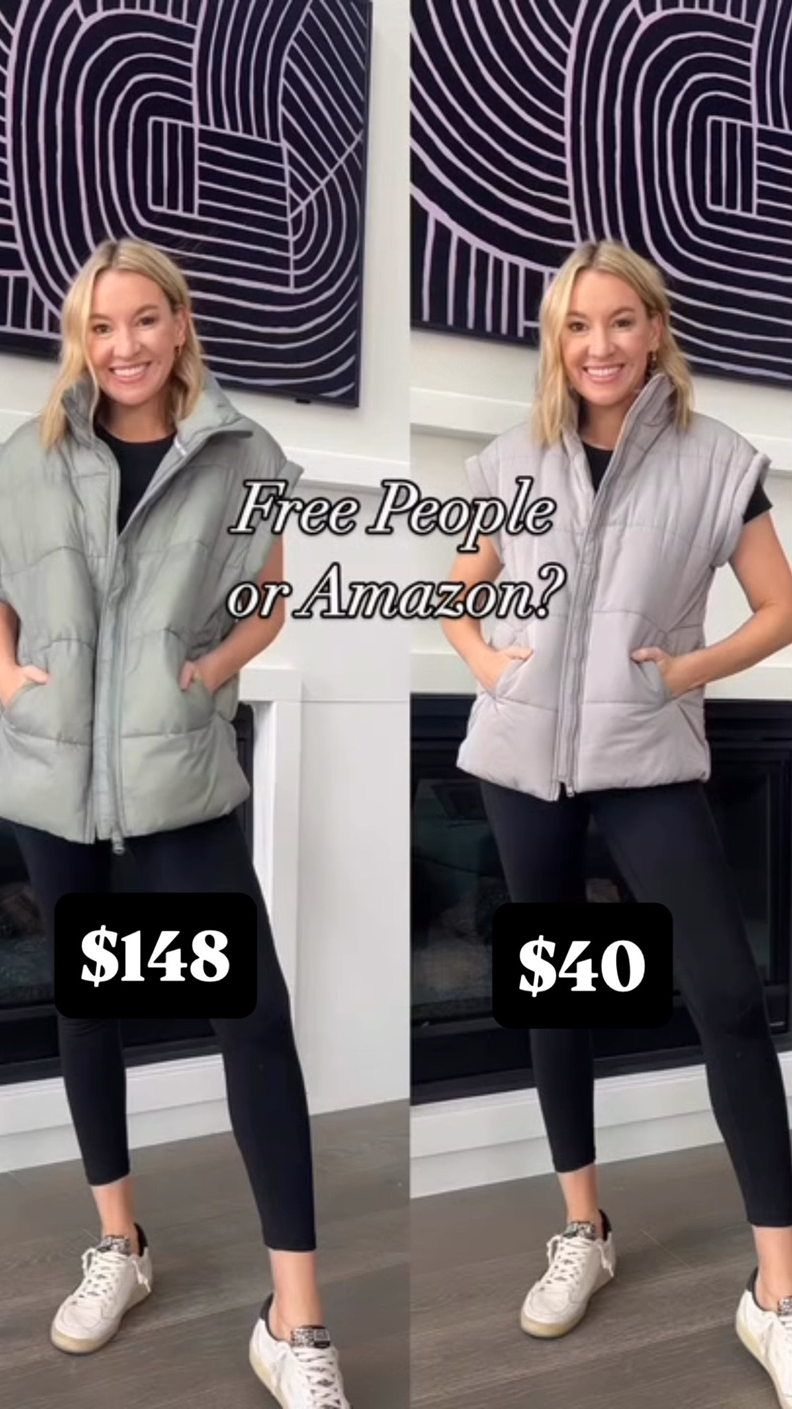 One of my favorite free people puffer vest lookalikes! Comes in tons of colors! 

#LTKmomlife #LTKSeasonal #LTKFindsUnder50