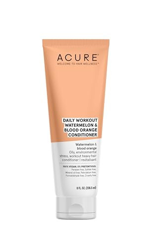 Acure Daily Workout Watermelon Conditioner | 100% Vegan | For Oily, Environmental Stressed, Workout Heavy Hair | Watermelon & Blood Orange - Gentle Everyday Formula | 8 Fl Oz | Amazon (US)