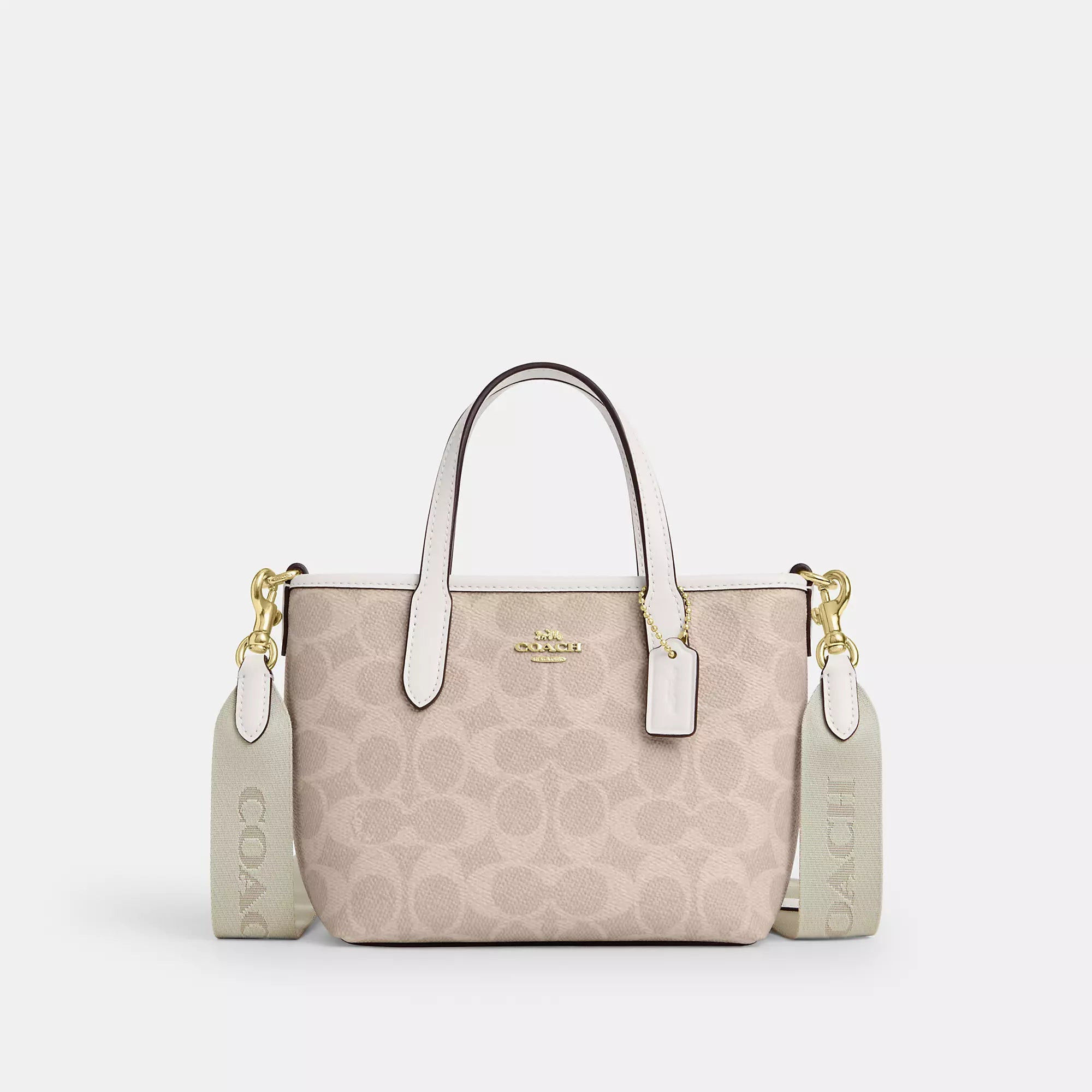 Coach Outlet City Mini Tote Bag In Signature Canvas | Shop Simon
