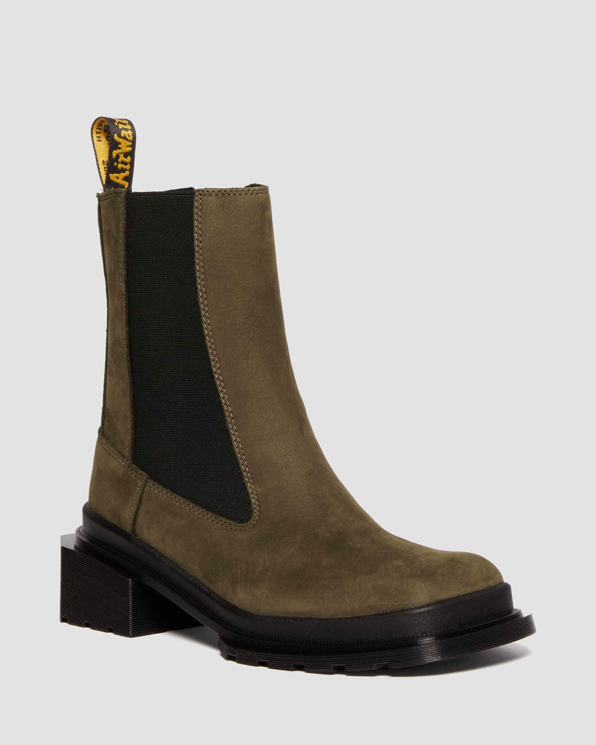 Maybole Buttersoft leather Chelsea boots in Olive | Dr. Martens | Dr. Martens