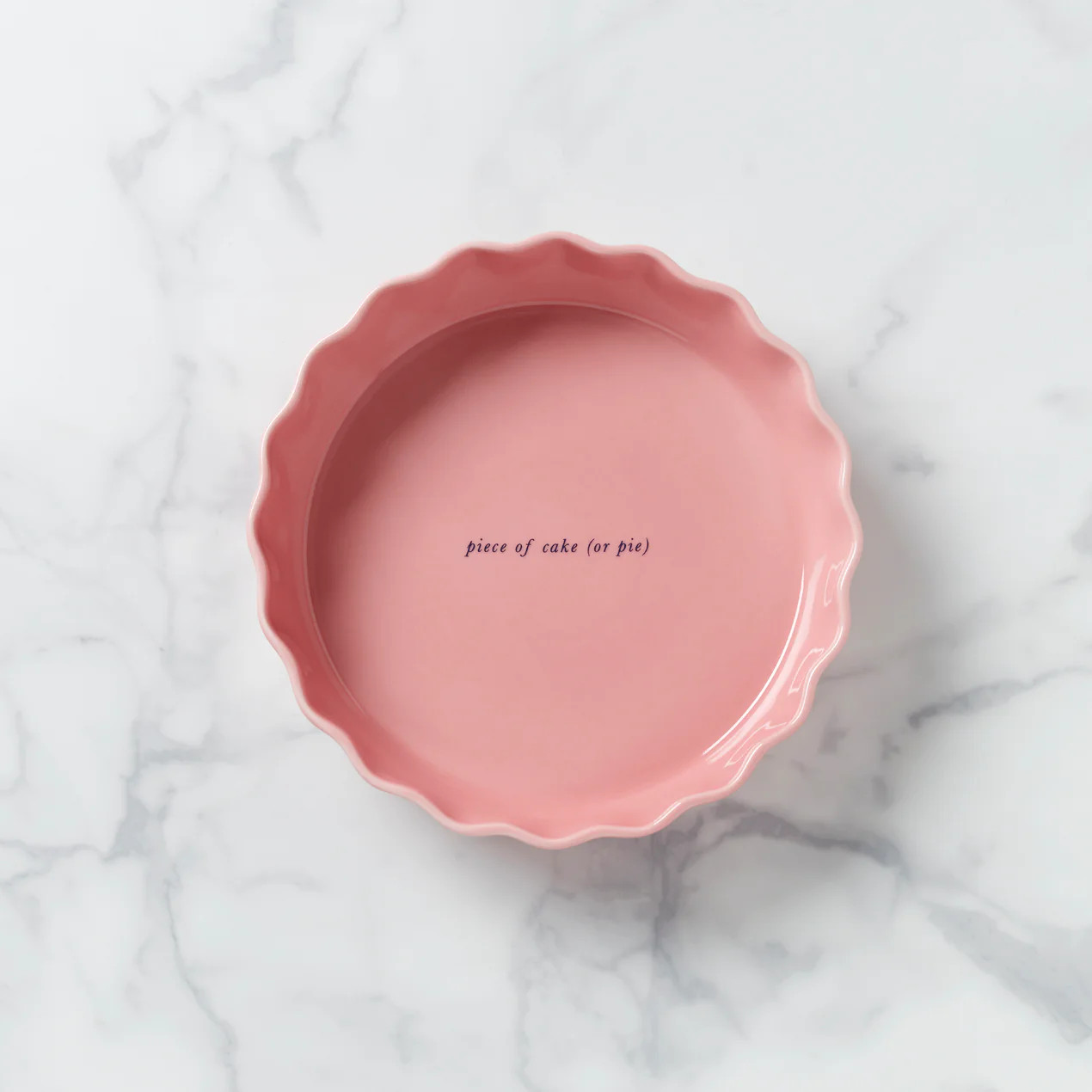 Make It Pop Stoneware "Piece of Cake" 11" Pie Dish | Lenox