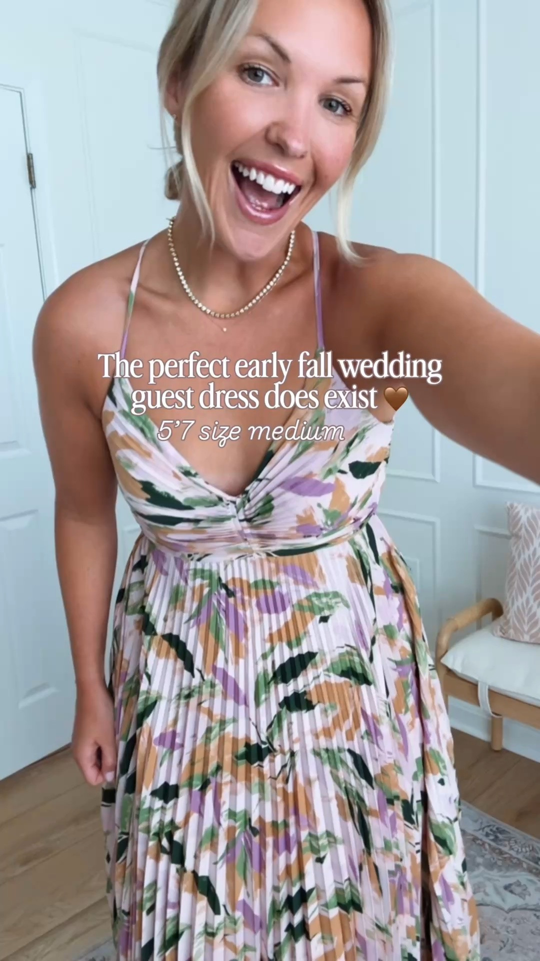 The best early fall wedding guest dress 👏🏼👏🏼 wearing a med!

#LTKWedding #LTKMidsize #LTKSeasonal