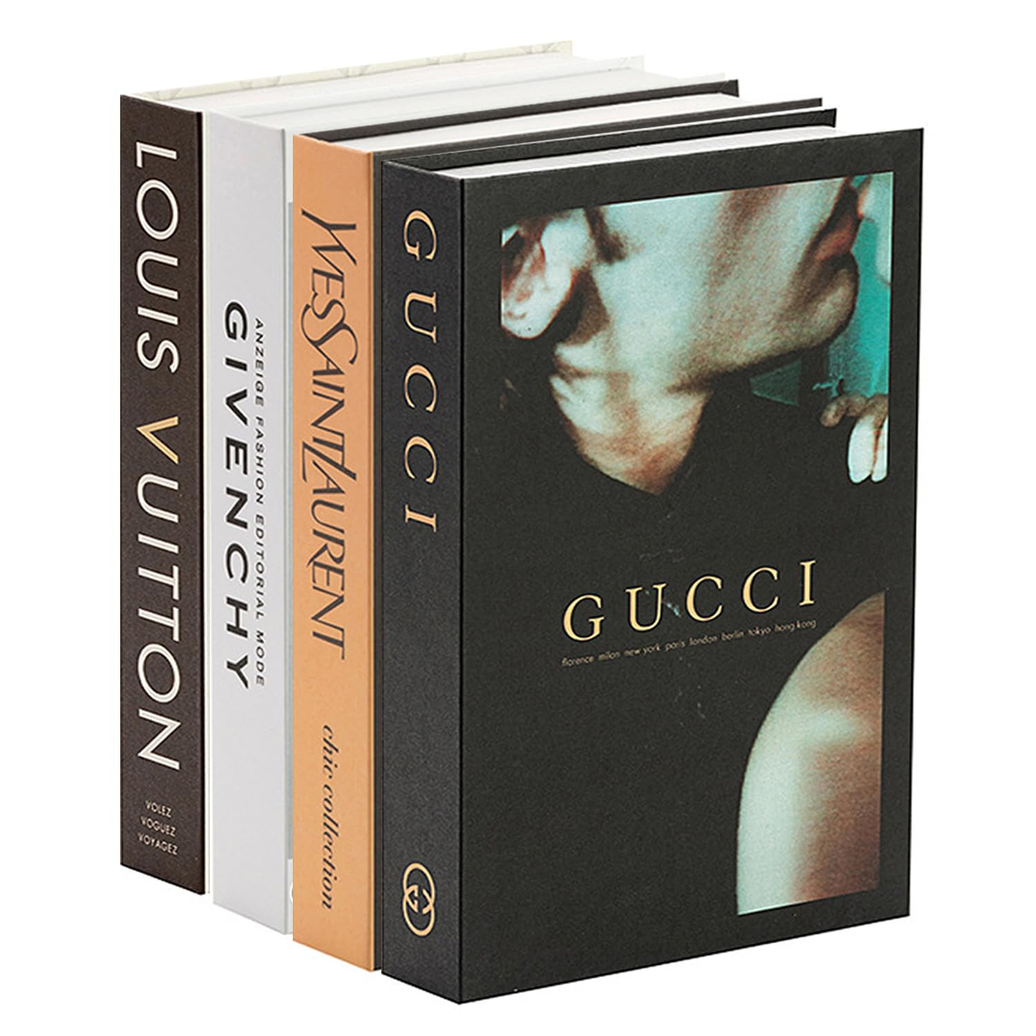Decorative Books for Home Decor, Set of 4 Stylish Fake Books of Room Books Decor Aesthetic for Co... | Amazon (US)