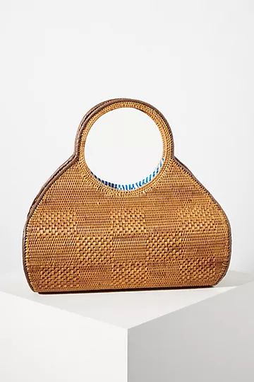 Woven Rattan Shoulder Bag | Anthropologie (US)