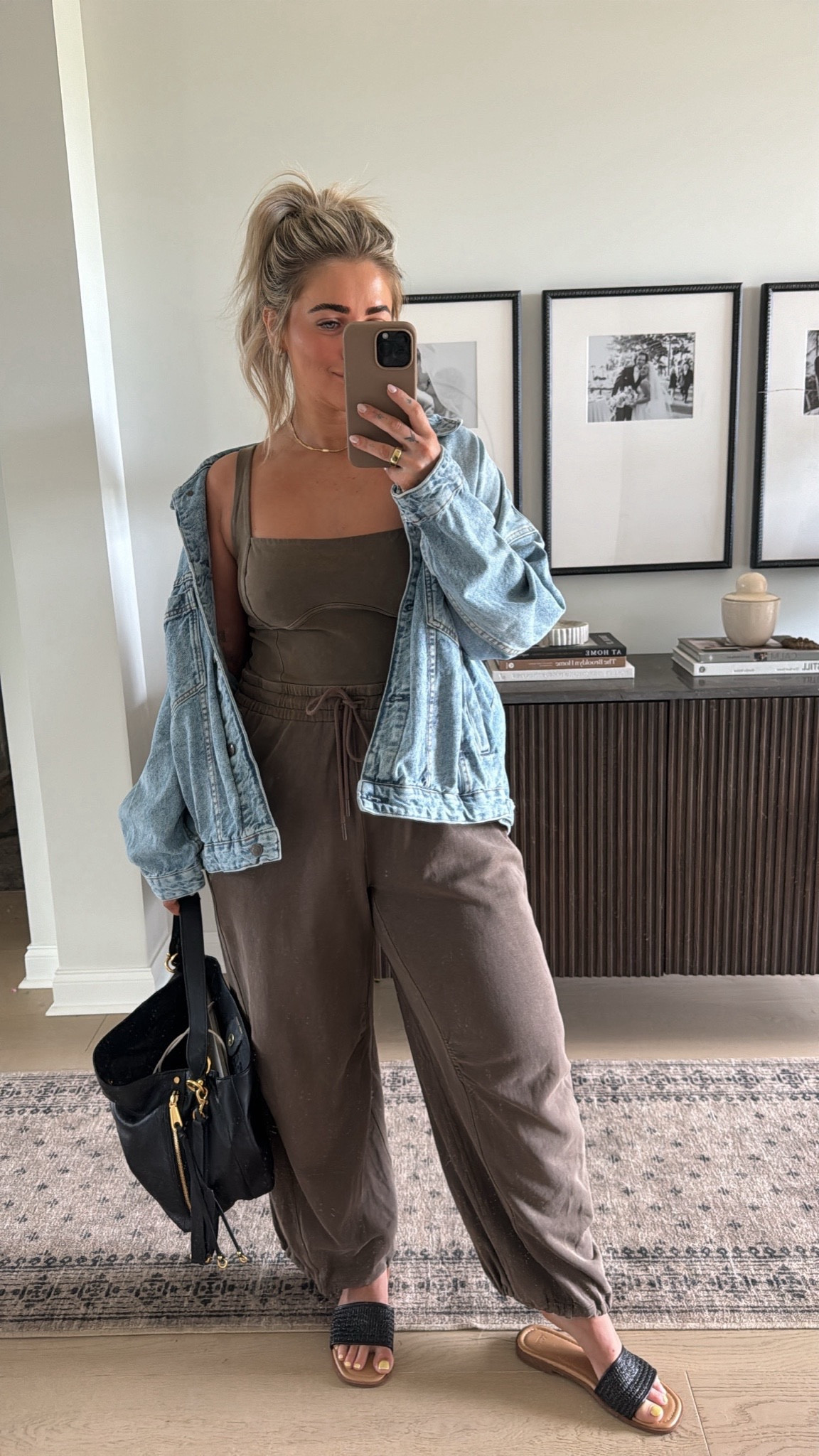 Love this free people jumpsuit🤎 I am in a large in both. Would size down in jumpsuit if you are in between sizes #freepeople #sale 

#LTKstyletip #LTKmidsize #LTKfitness