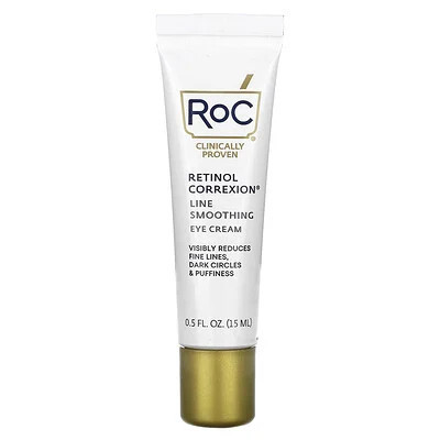 RoC, Retinol Correxion, Line Smoothing Eye Cream, 0.5 fl oz (15 ml) | iHerb