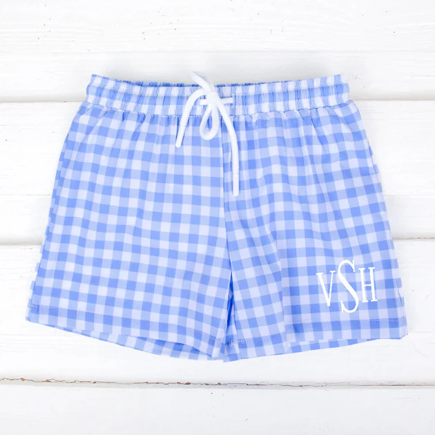 Capri Blue Swim Trunks | Classic Whimsy