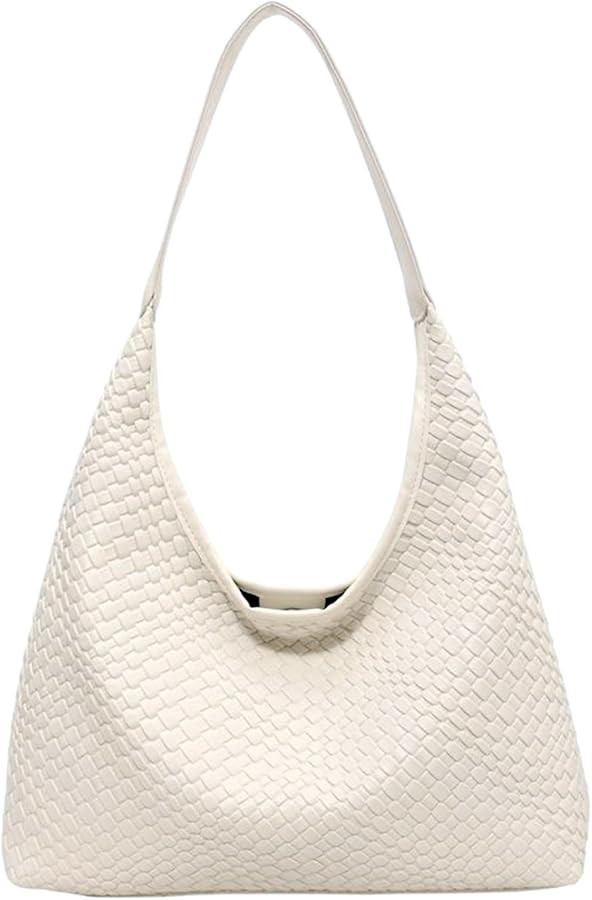 2026 Leather Tote Bag for Women Top-handle Shoulder Bag, Hobo Bags Large Capacity Soft Vegan Cros... | Amazon (US)