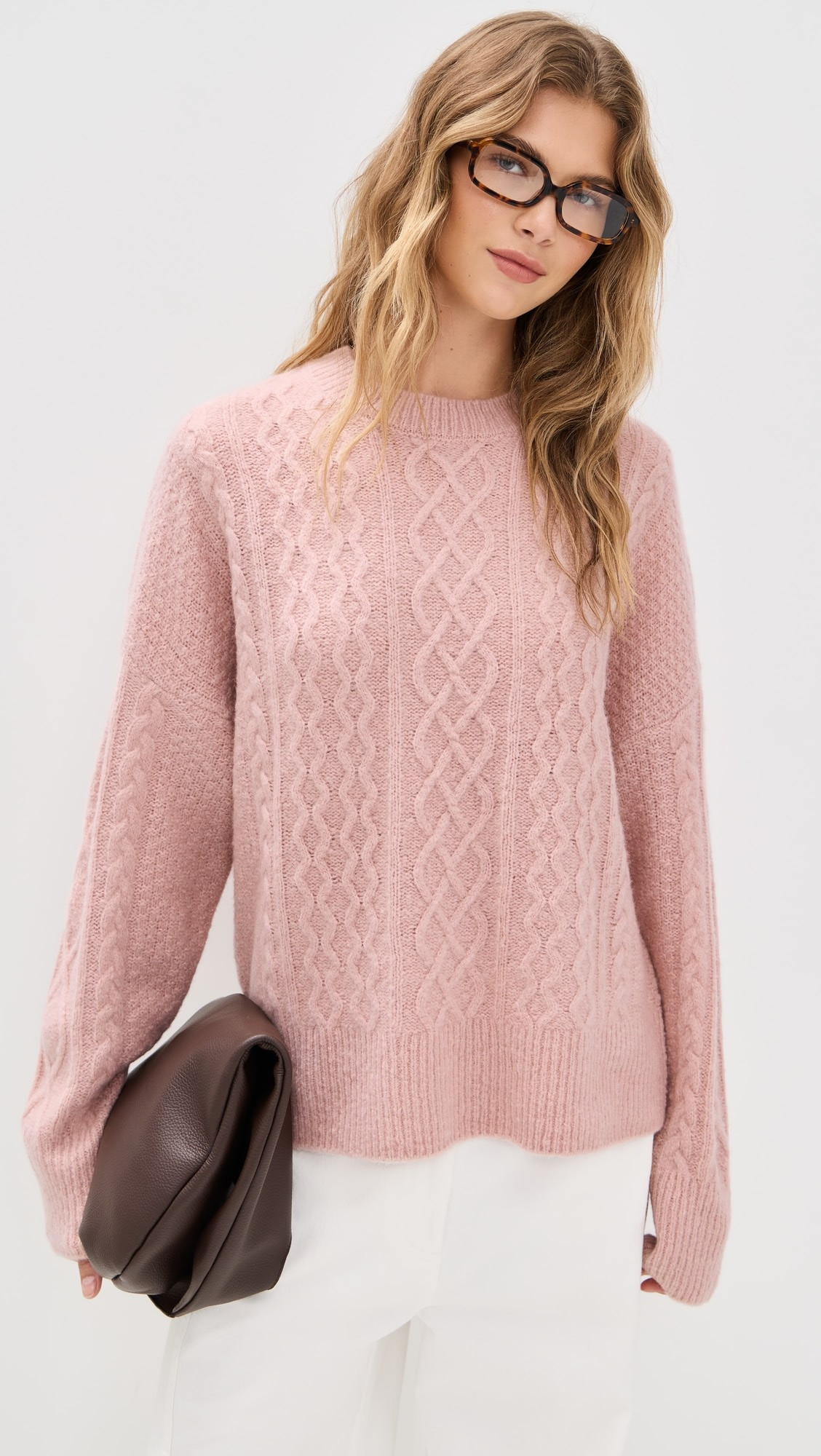 The Oversized Cable Sweater | Shopbop