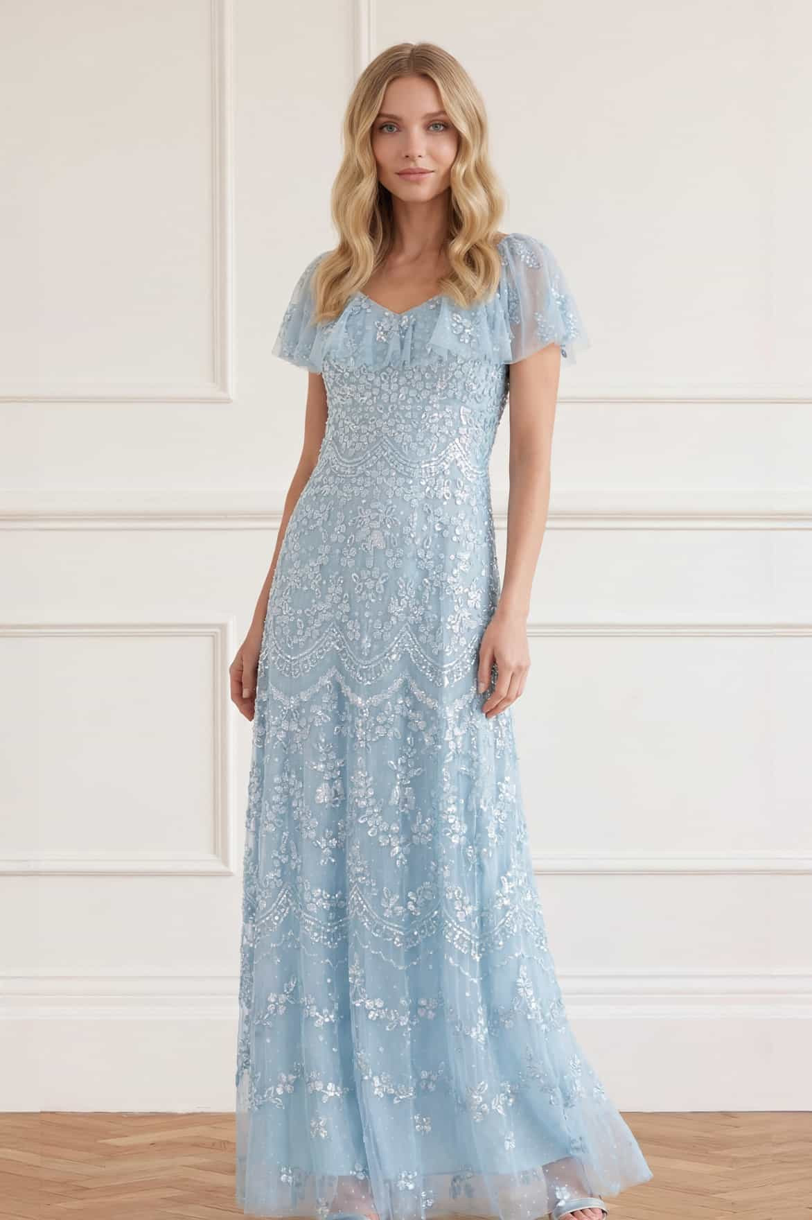 Freya V-Neck Gown | Needle & Thread