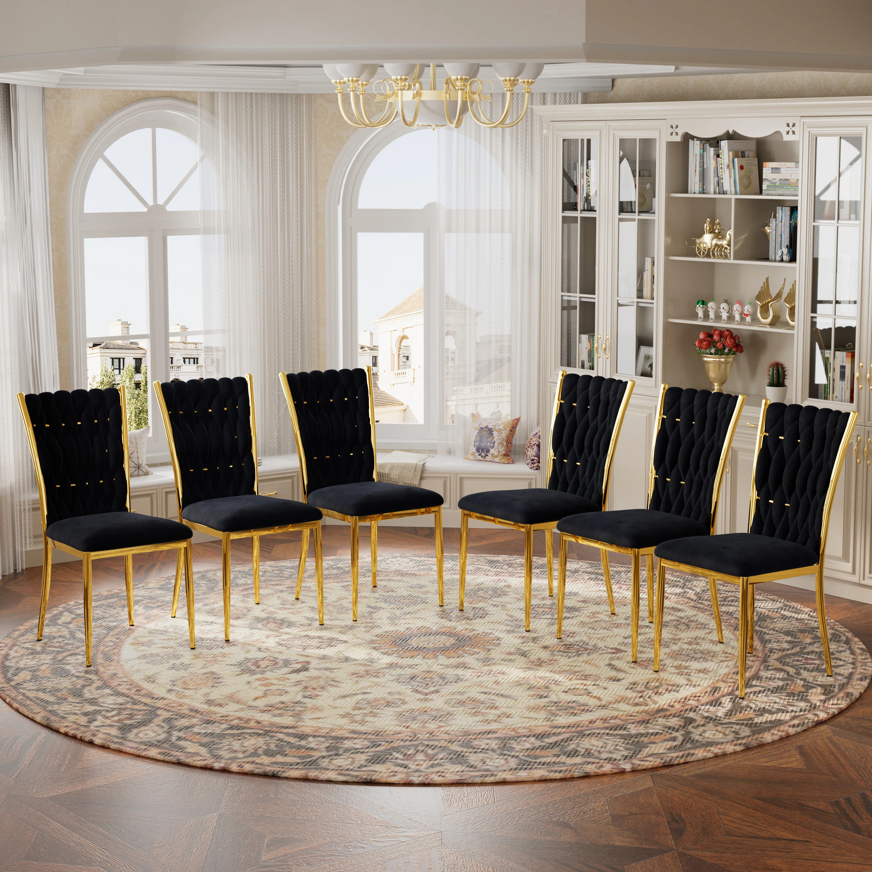 Velvet Upholstered Dining Chair | Wayfair North America