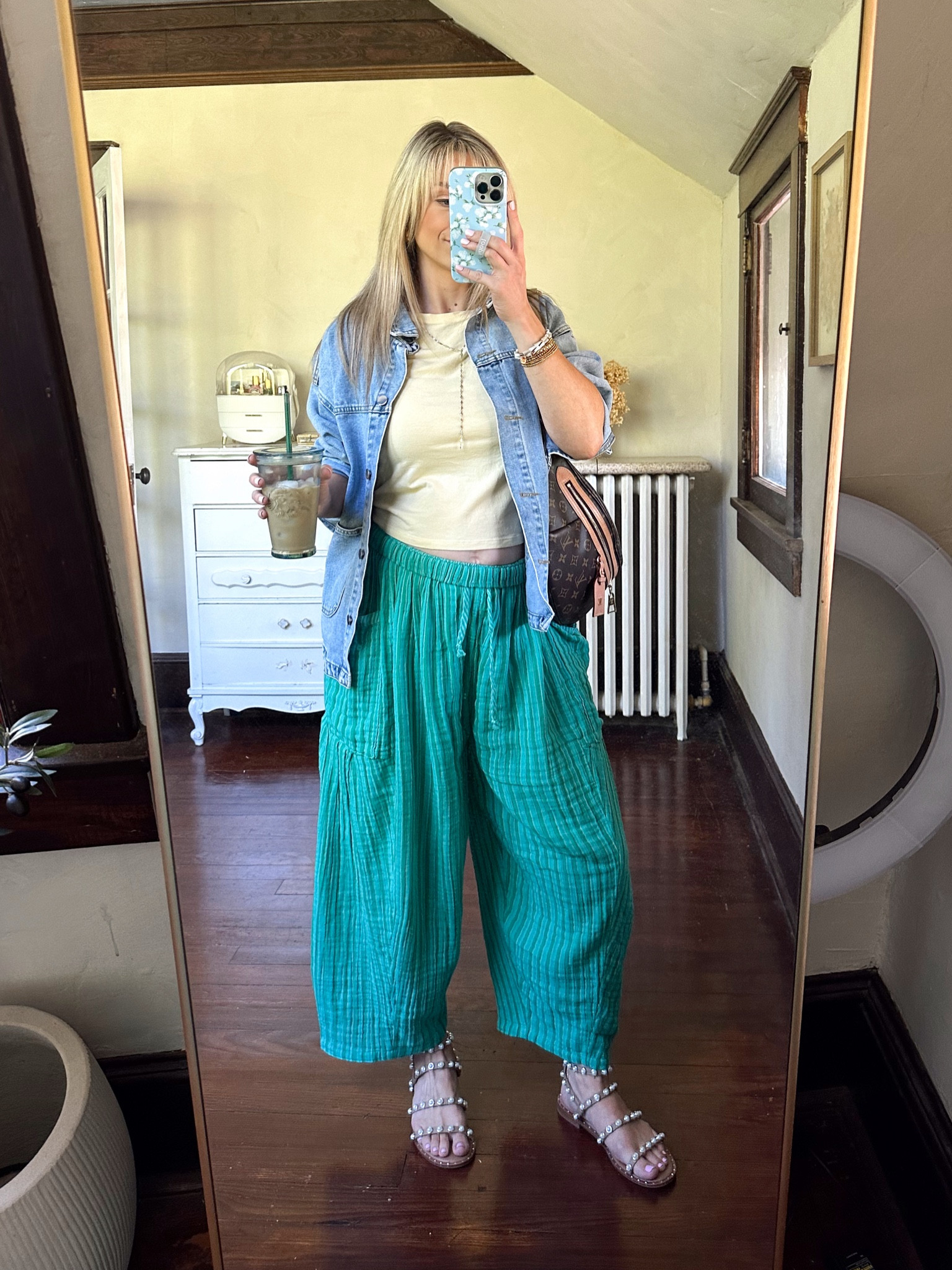 Bump outfit over the weekend. In love with the free people Quinn pants! I got a small and they’re perfect for now and later!
Sandals are old Steve Madden

Bump outfit
Colorful outfit


#LTKBump #LTKootd