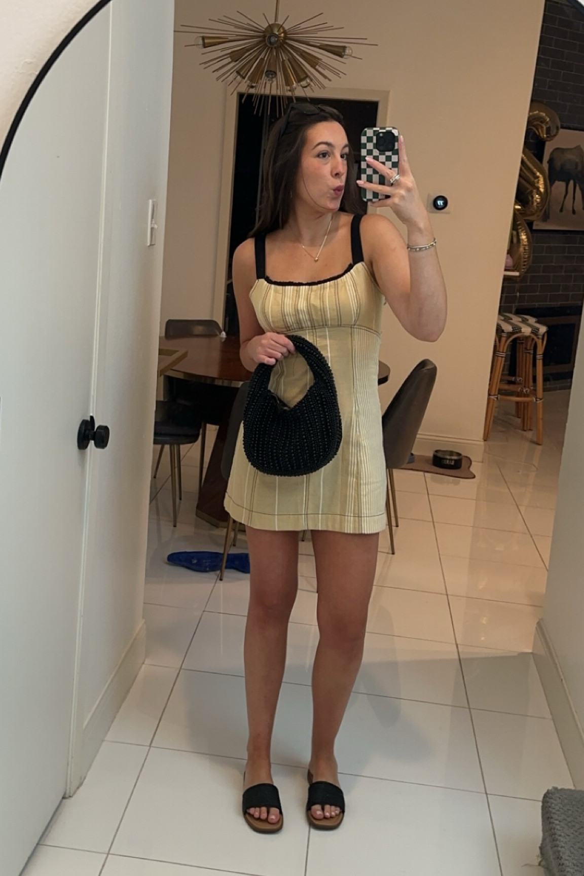 Birthday Dinner Outfit 🫶🏻 

Obsessed with this new bag my friend got me for my birthday! Perfect for summer :) 

Bag comes in 4 different colors + dress comes in 3 different colors!

#LTKParties #LTKItBag #LTKSeasonal