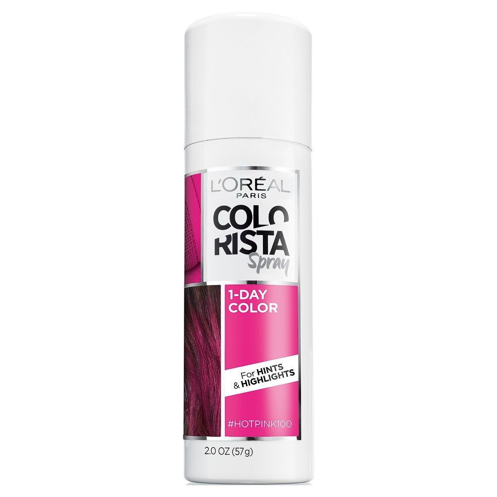 L'Oréal Paris Colorista Spray #HOTPINK100, Hot Pink 100 | Target