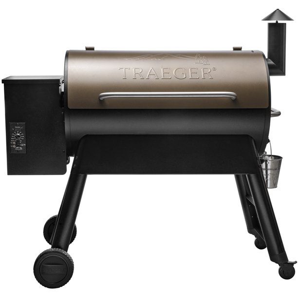 Traeger Pellet Grills Pro 34 Wood Pellet Grill and Smoker - Bronze | Walmart (US)