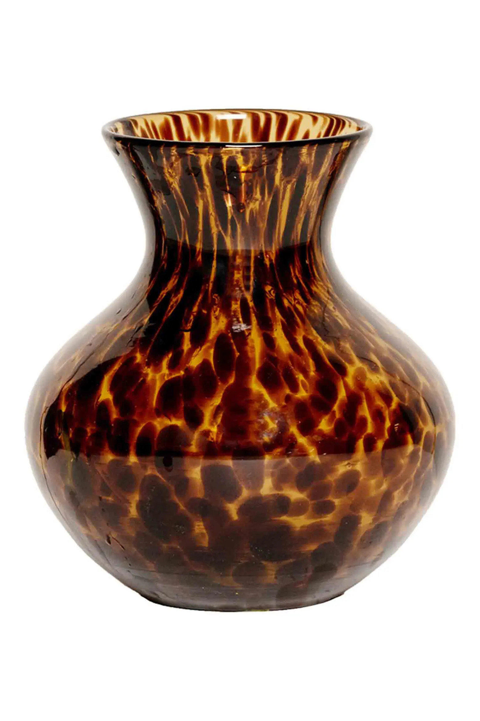 Puro 6-Inch Tortoiseshell Pattern Glass Vase | Nordstrom | Nordstrom