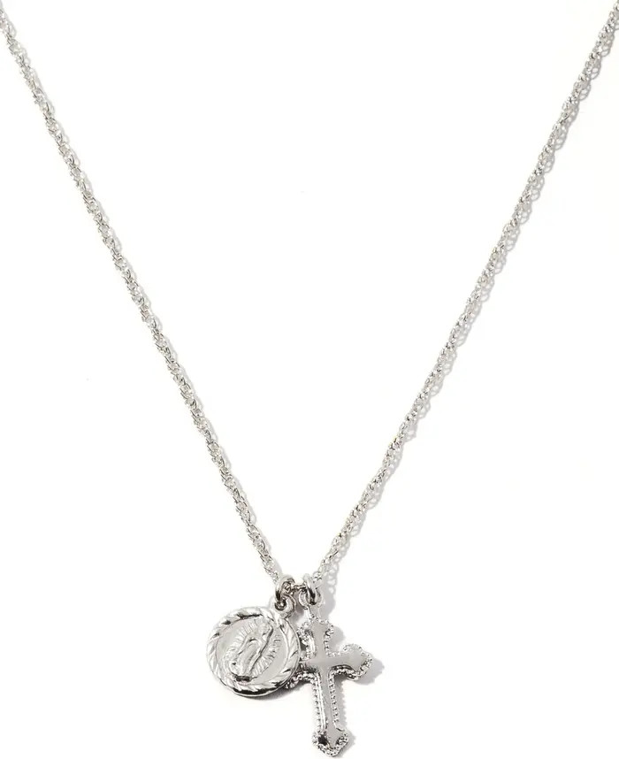 Child of Wild The Hail Mary Dainty Pendant Necklace | Nordstrom | Nordstrom