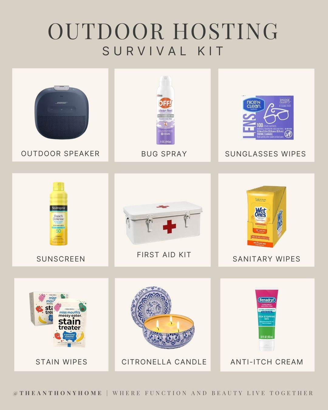 The Outdoor Hostess Drawer You Didn’t Know You Needed

Keeps summer cookouts and porch hangs stress-free — everything your guests might ask for is right here: bug spray, sunscreen, stain remover, candles, wipes, and more.

Set it once, refill when needed, and stop the mid-party scrambles.

Shop the exact products I stock in mine below ⬇️ 

 #LTKHome