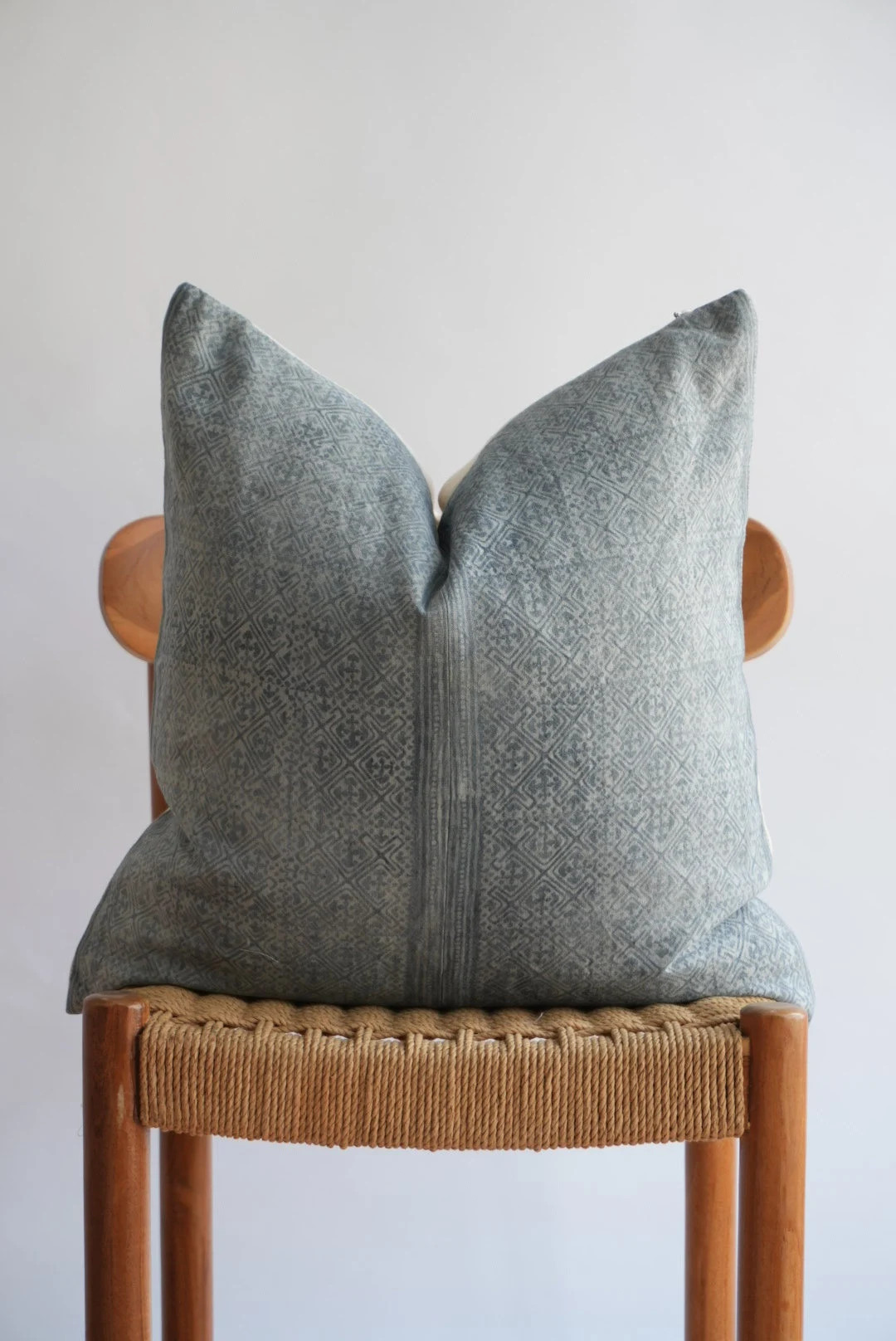 Vintage Hmong Hemp Pillow Cover: Blue Indigo Boho Decor (20x20) | Etsy (US)