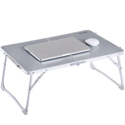 Gaynell Foldable Laptop Tray Symple Stuff Color: Gray | Wayfair North America