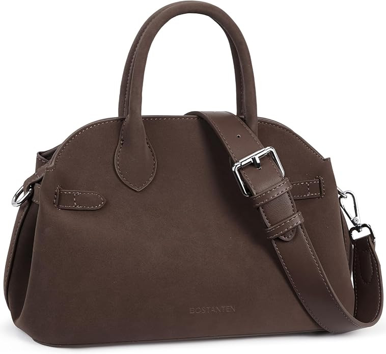 BOSTANTEN Satchel Purses for Women Trendy Slouchy Bags Vegan Leather Shoulder Bag Designer Purses... | Amazon (US)