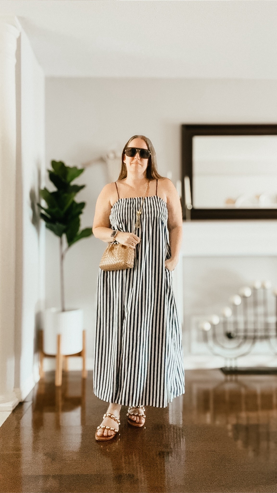 Summer dress outfit
Maxi dress, striped dress, gold jewelry

#LTKSeasonal #LTKOver40 #LTKFindsUnder50