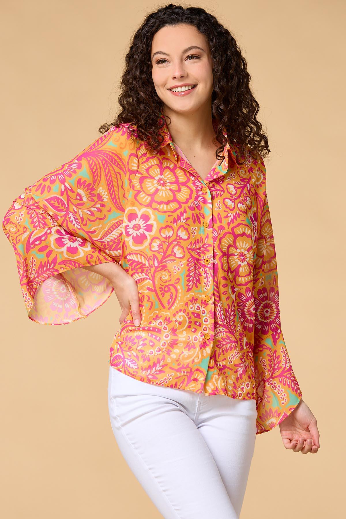 paisley perfect top | Versona
