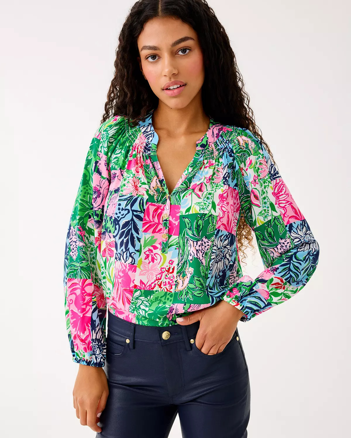 Elsa Silk Top | Lilly Pulitzer