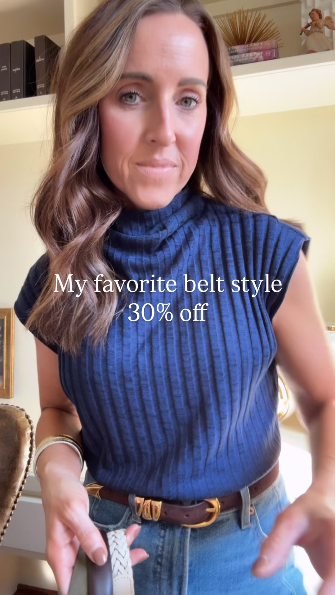 My favorite style of belt is 30% off!! Triple metal keeper belt. Madewell insider sale.
We wear size XS. 

#LTKSeasonal #LTKSaleAlert #LTKStyleTip