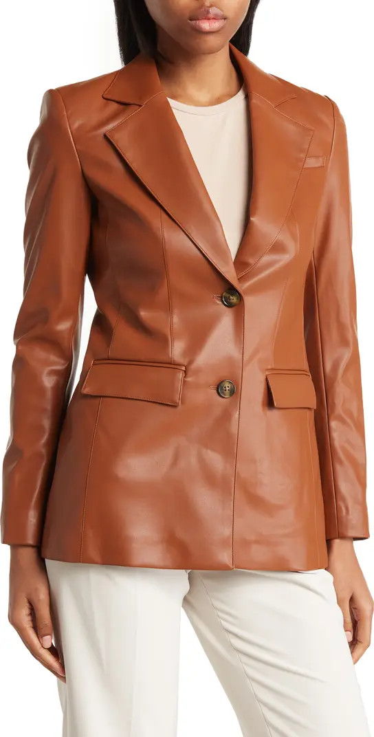 Faux Leather Blazer | Nordstrom Rack