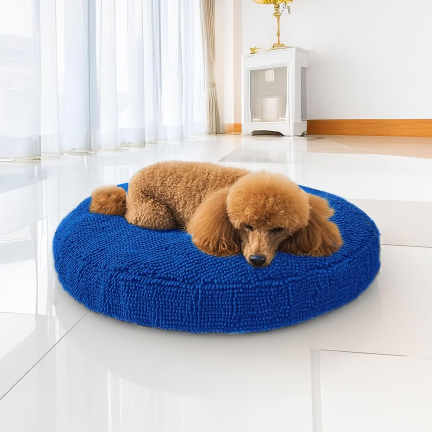 Muddy Mat Cloud K-9 Dog Bed with Removable Cover, Navy Blue, Medium | Chewy