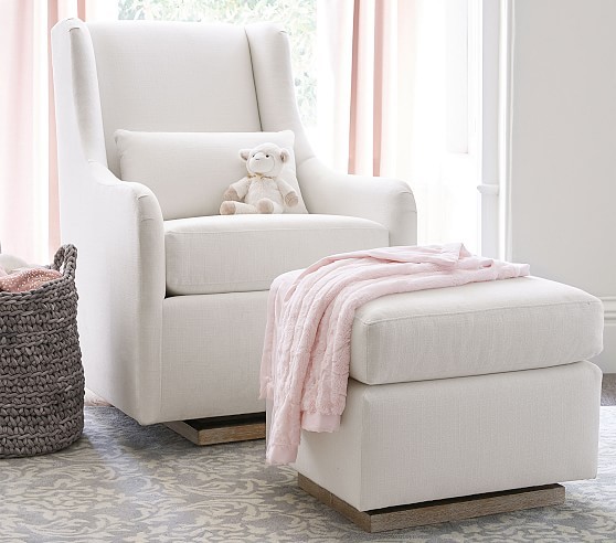 Merced Glider and Ottoman | Pottery Barn Kids