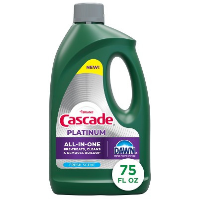 Cascade Fresh Platinum Gel Dishwasher Detergents - 75 fl oz | Target
