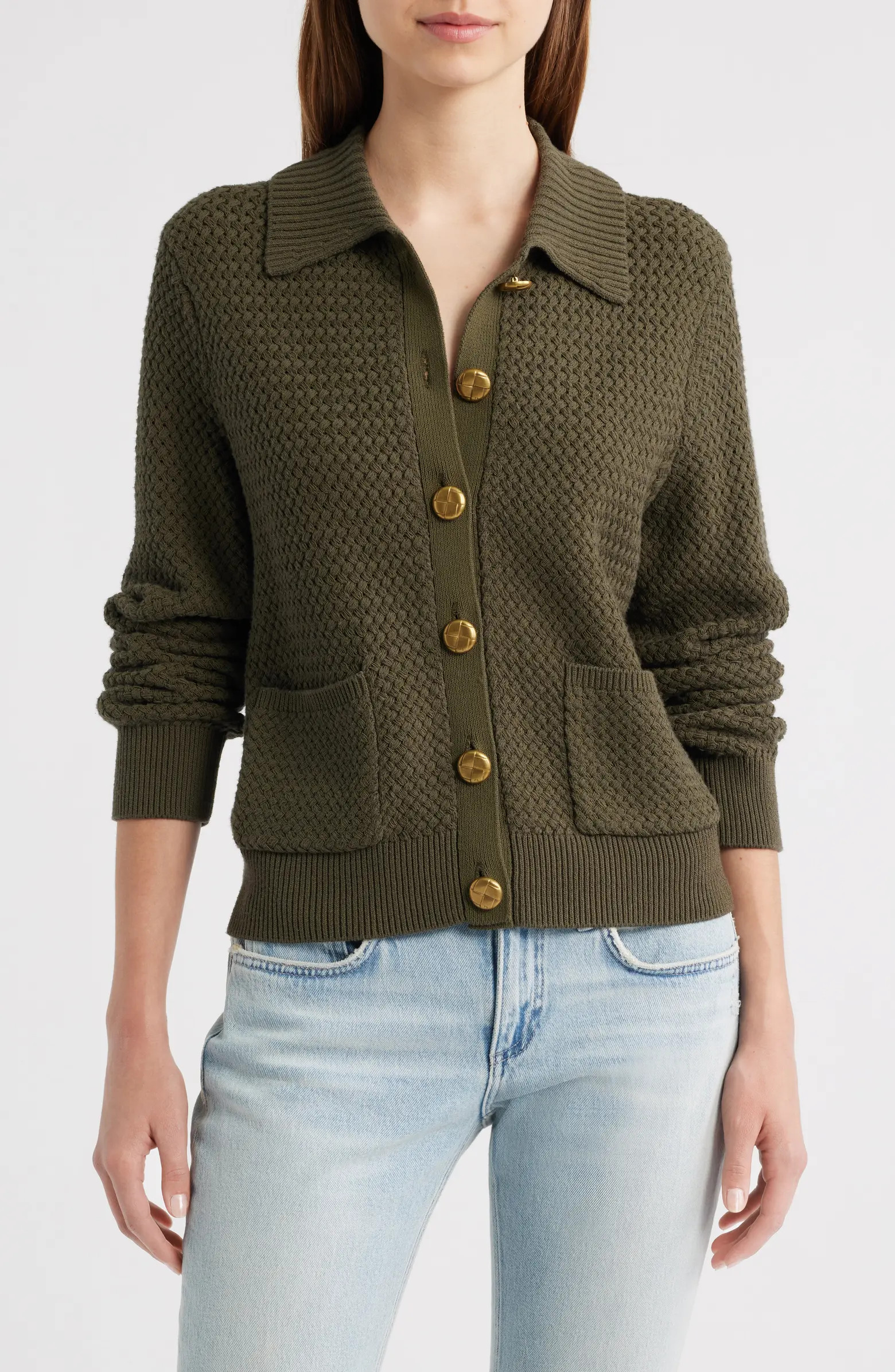 rag & bone Jaz Basketweave Cardigan | Nordstrom | Nordstrom