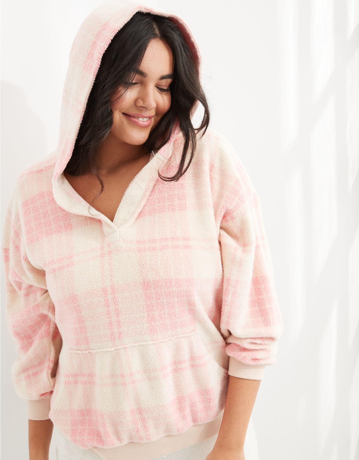 Aerie Snowed-In Fleece Hoodie | American Eagle Outfitters (US & CA)