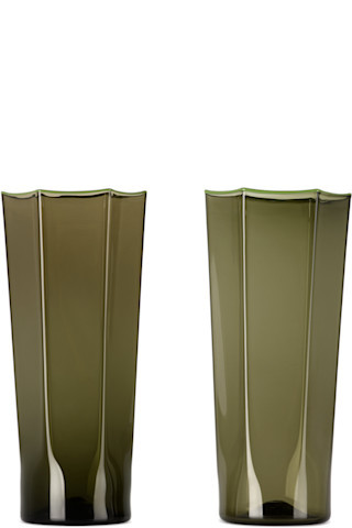 Green Hexagonal Tumbler Set | SSENSE