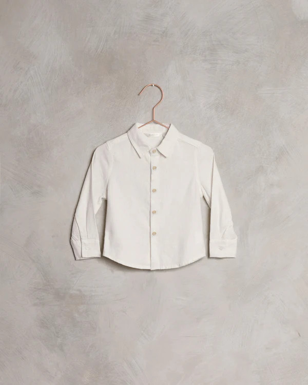 harrison button down | ivory | Noralee