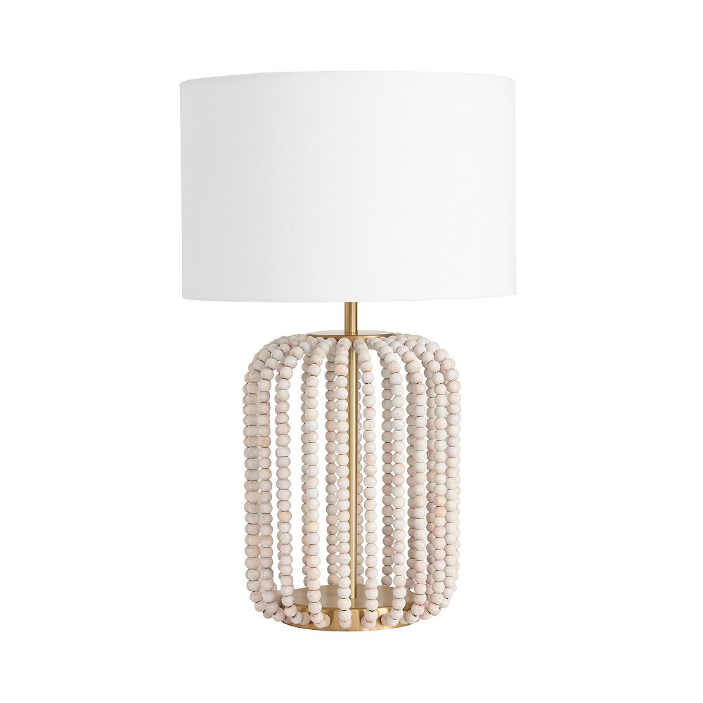 Remy Wood Bead Table Lamp (20") | Pottery Barn Teen