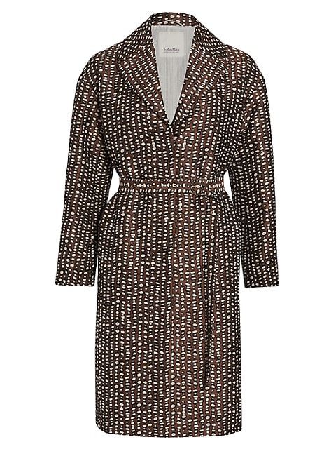 Udente Jacquard Midi Overcoat | Saks Fifth Avenue